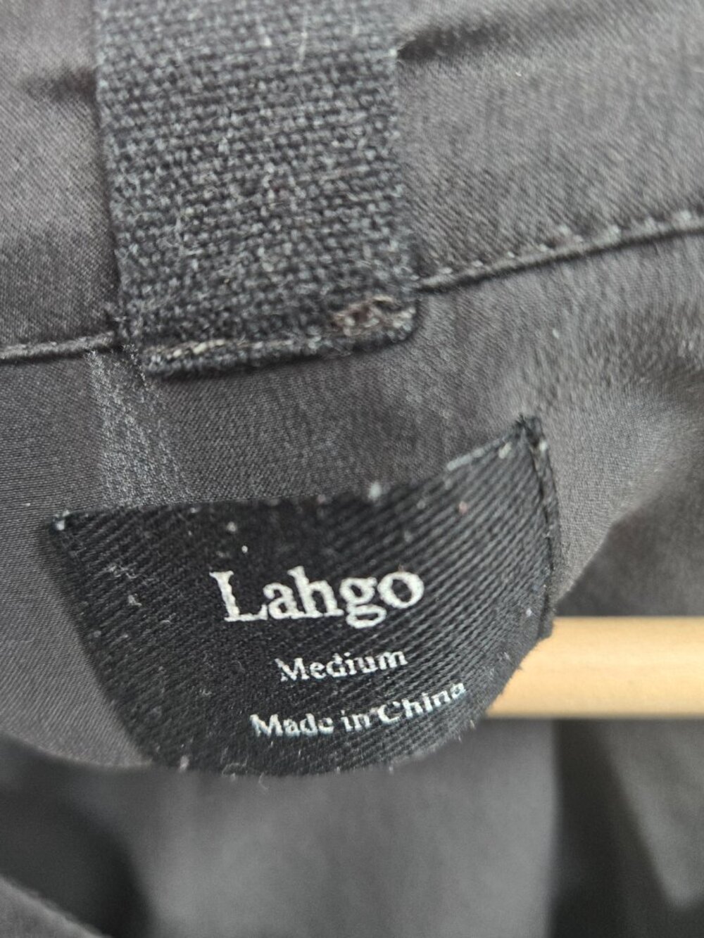 Lahgo by Lunya Meditative Grey 100% Washable Silk Men's Pajama Top Size Medium - Picture 4 of 8